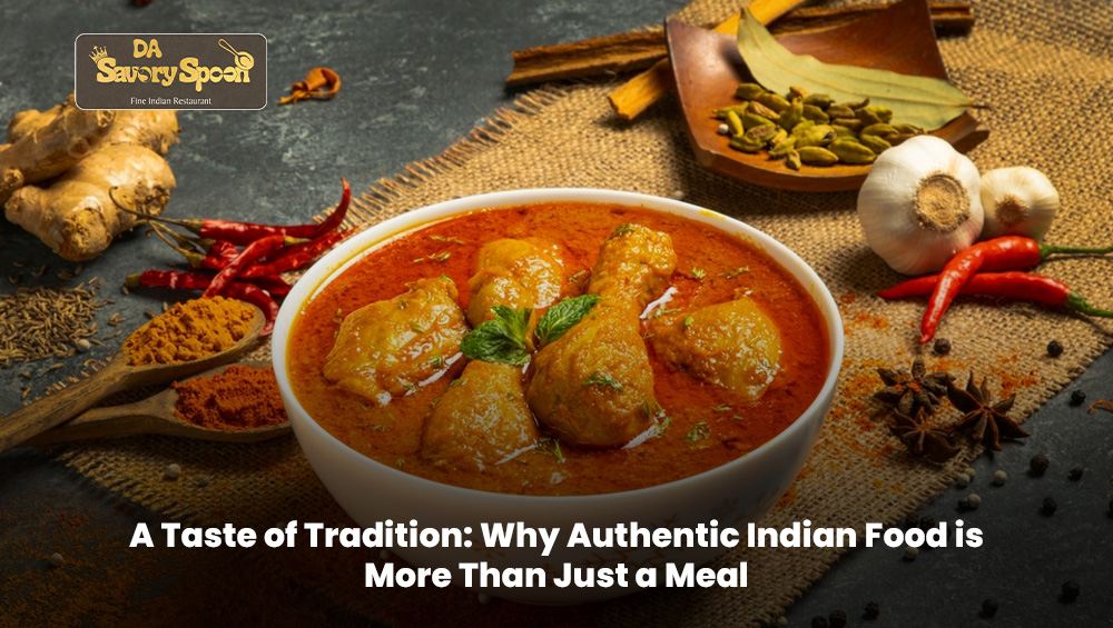 Authentic Indian meal served with curries, rice, roti, and traditional spices on a vibrant table.
