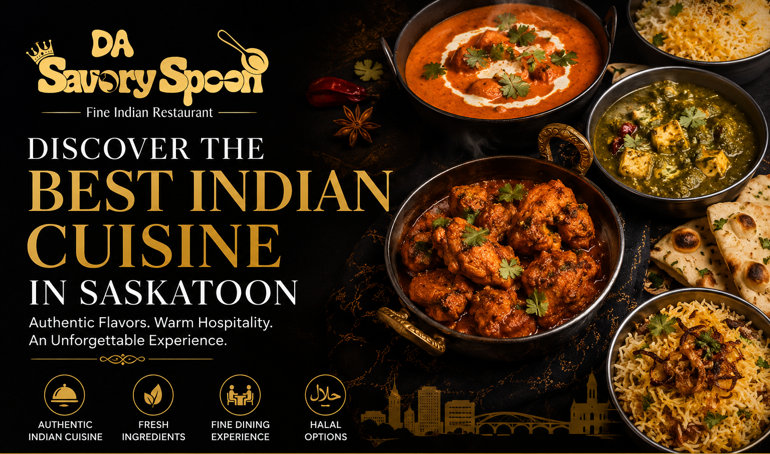 Best Indian Food in Saskatoon – Experience Authentic Flavors at Da Savory Spoon