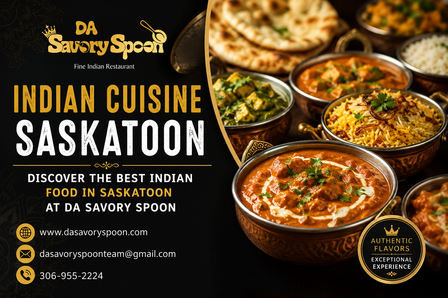 Indian Cuisine Saskatoon: Discover the Best Indian Food in Saskatoon at Da Savory Spoon